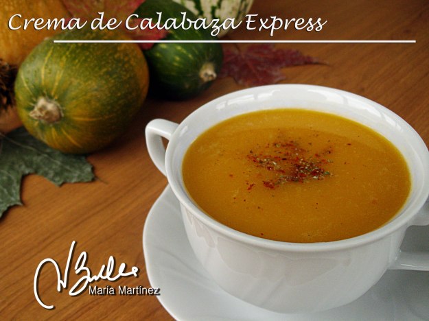 Recetas Dukan en Vídeo Crema de Calabaza Express