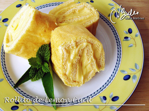 Rollito de Lemon Curd Dukan