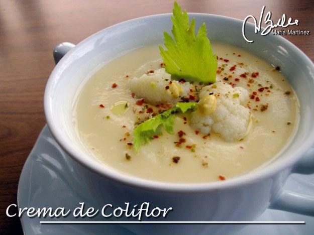 Recetas Dukan: Crema de Coliflor