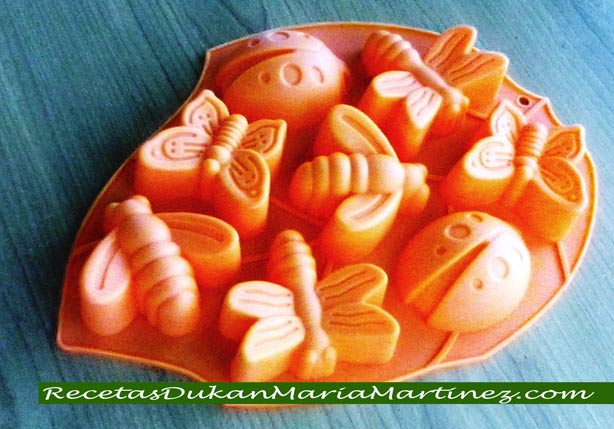 Alajú Dukan fase Ataque: molde de silicona apto para horno y microondas