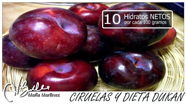Fruta y dieta Dukan: Helado de Ciruelas Rojas,  para la nueva dieta Dukan (Escalera Dukan)