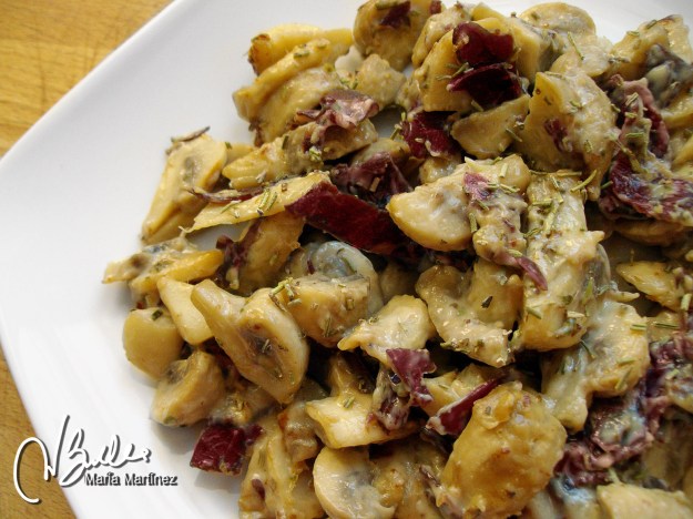 Recetas Dukan: Champiñones con Cecina y Romero