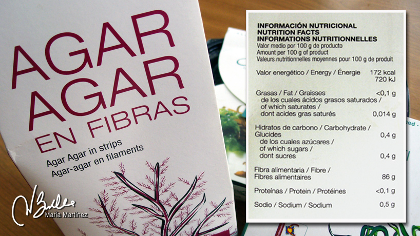 Agar Agar Valores Nutricionales: dieta Dukan