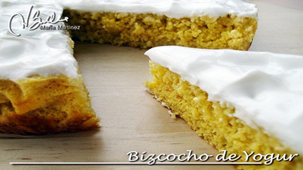 Bizcocho Dukan de Yogur sin yemas