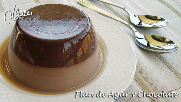 Flan Dukan Agar y Chocolate: Recetas dieta Dukan