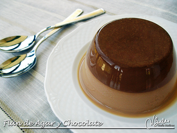 Flan Dukan de Chocolate y Agar Agar