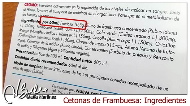 Cetonas de Frambuesa y dieta Dukan