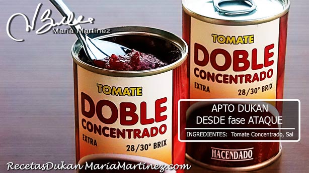 Tomate Concentrado apto Dukan, en Mercadona