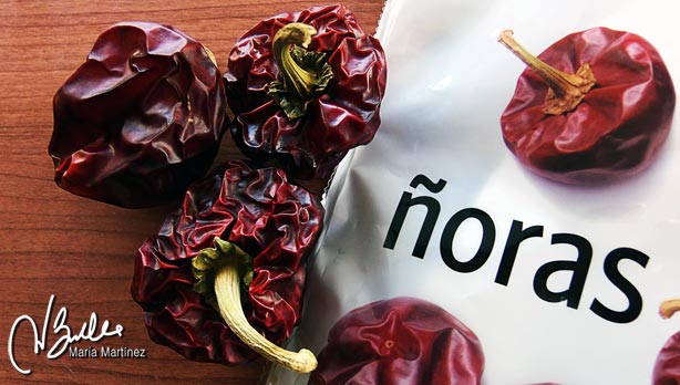 Ñora: pimiento secado al sol, apto para la dieta Dukan