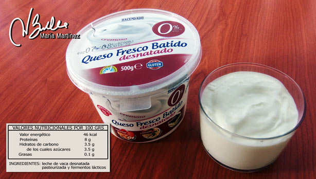 Quesos permitidos para la dieta Dukan: queso fresco batido 0%