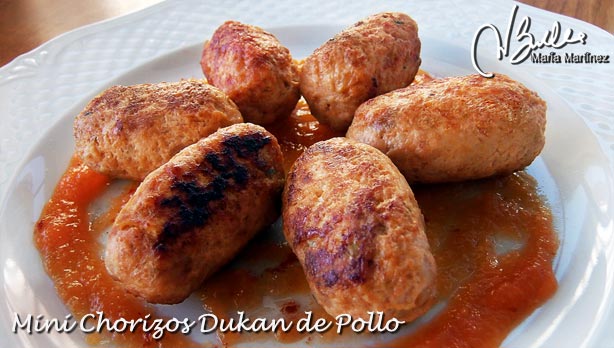 Chorizos Dukan de Pollo (fase Ataque) Chorizos Dukan de Pollo: Emplatado
