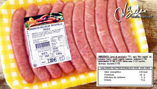 Salchichas Dukan de Pollo en Mercadona