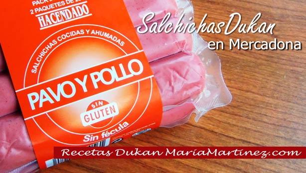 Salchichas Dukan de Pollo en Mercadona