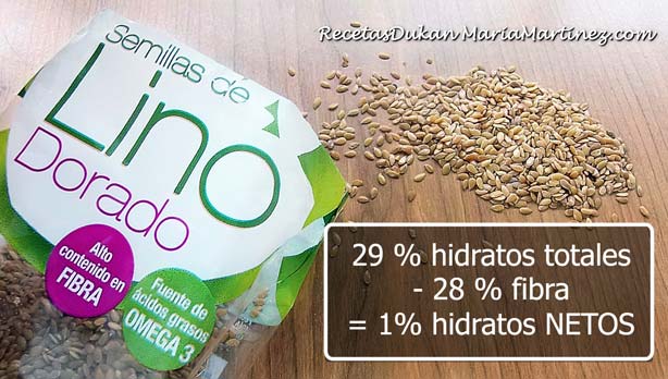 Pan Dukan sin salvado ni tolerados (Pan de Lino)