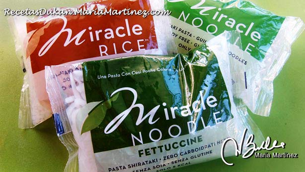 Super alimentos Dukan:  fideos Shirataki de Konjac