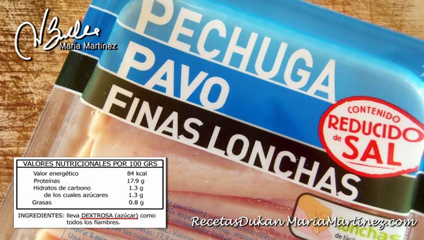 Pechuga de Pavo Hacendado Dukan