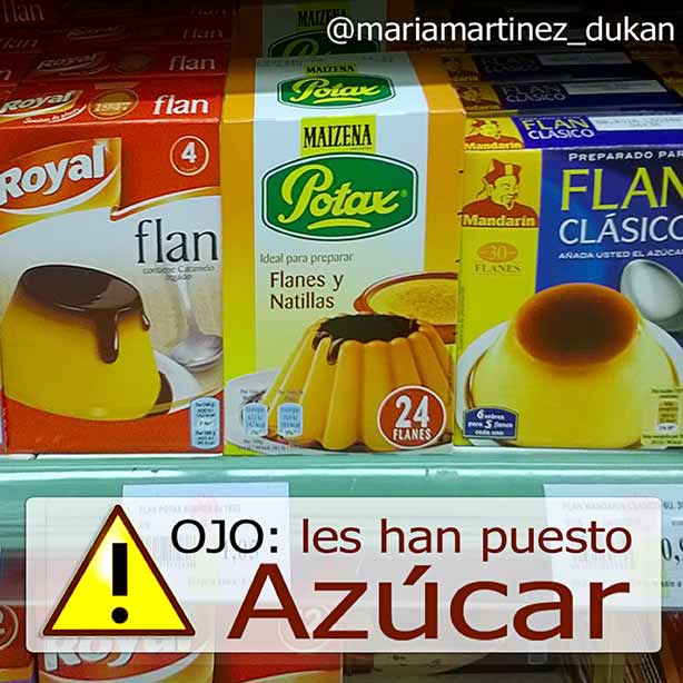 Tolerados Dukan: preparados para flan