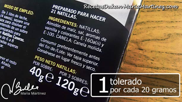 Tolerados Dukan: Preparados para Flan