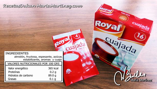 Tolerados Dukan: Cuajada Royal / Danone