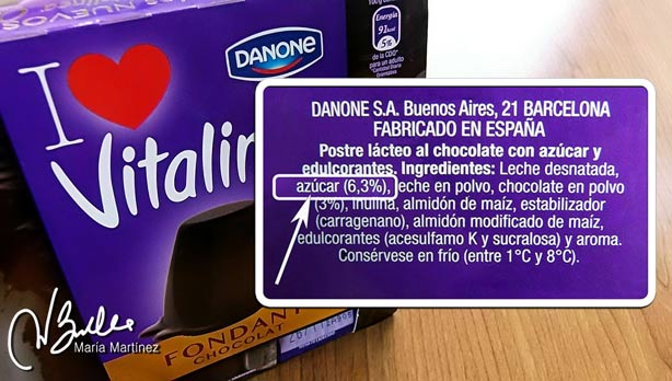 Nuevos Postres Vitalinea: no son aptos Dukan