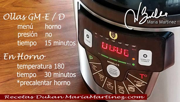 Recetas Olla GM E horno, asados, carne