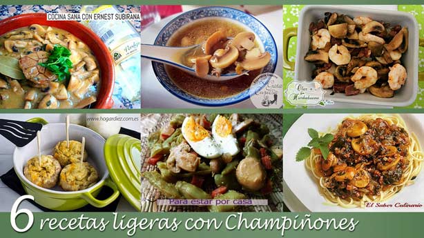 Recetas Dukan con Champiñones