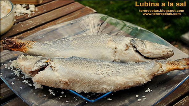 Lubina a la Sal, apta dieta Dukan desde fase Ataque Recetas Dukan de pescado y marisco, aptas para Ataque y Crucero