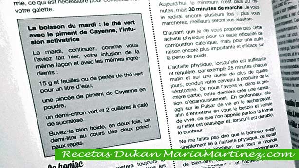 Nueva Dieta Dukan Bebida Saciante de Té Verde, cayena y limón