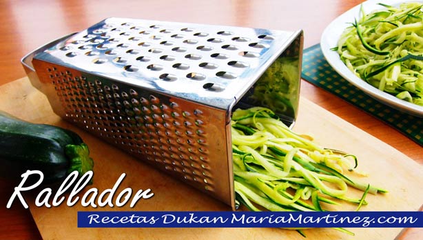 Pasta Dukan: espaguetis de calabacín (Crucero PV)