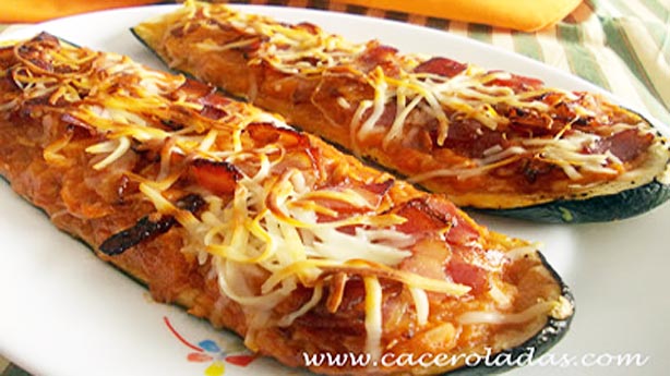 Recetas Dukan con Calabacín:  calabacines rellenos