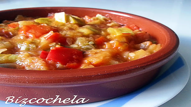 Recetas Dukan con Calabacín:  pisto clásico