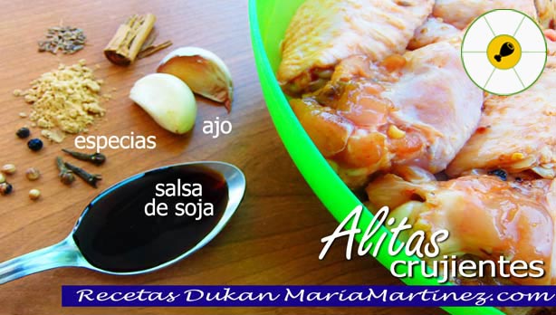 Alitas de Pollo Dukan fase Ataque