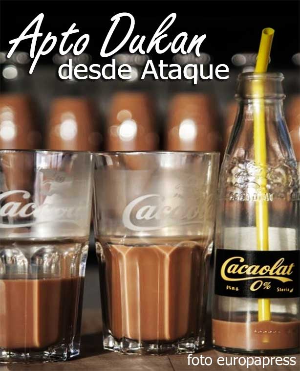 Cacaolat 0% apto Dukan desde fase Ataque