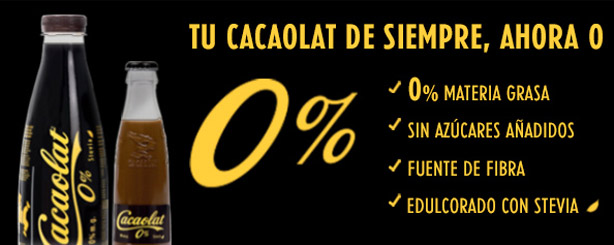 Cacaolat 0% apto Dukan desde fase Ataque