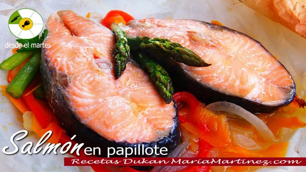 Salmón Dukan en Papillote: receta para olla GM, horno y microondas (con Trucos de la Escuela MasterChef)