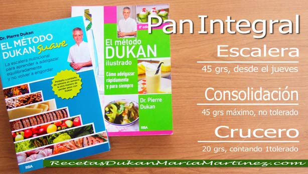 Pan Dukan en Mercadona, Lidl, Aldi:  pan de centeno integral para Crucero, Consolidación y la NUEVA dieta Dukan