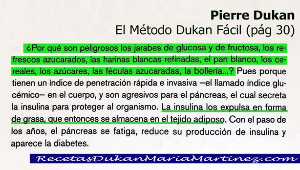 Azúcar y dieta Dukan