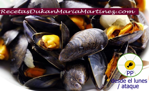 Mejillones Dukan, recetas fáciles para Ataque y Crucero