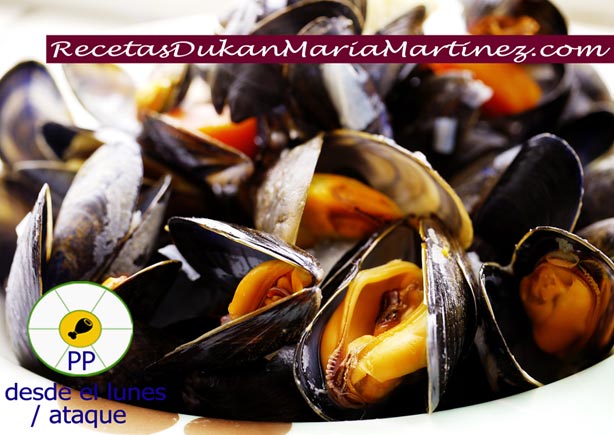Mejillones Dukan, recetas fáciles para Ataque y Crucero