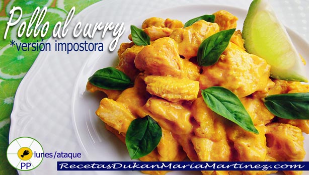 Pollo al Curry Dukan, para Ataque o Crucero (superfácil)