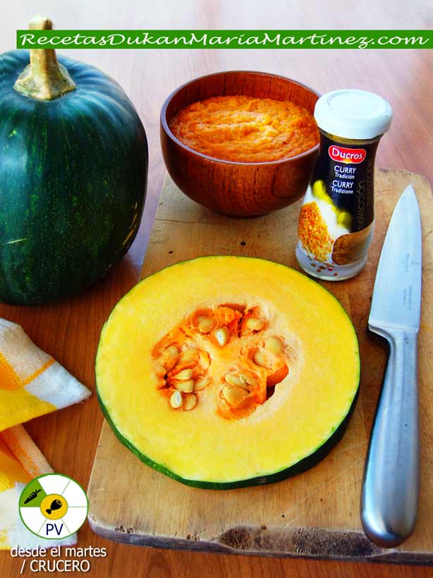 Maria Martinez Dukan: Crema de Calabaza y curry (Crucero PV)