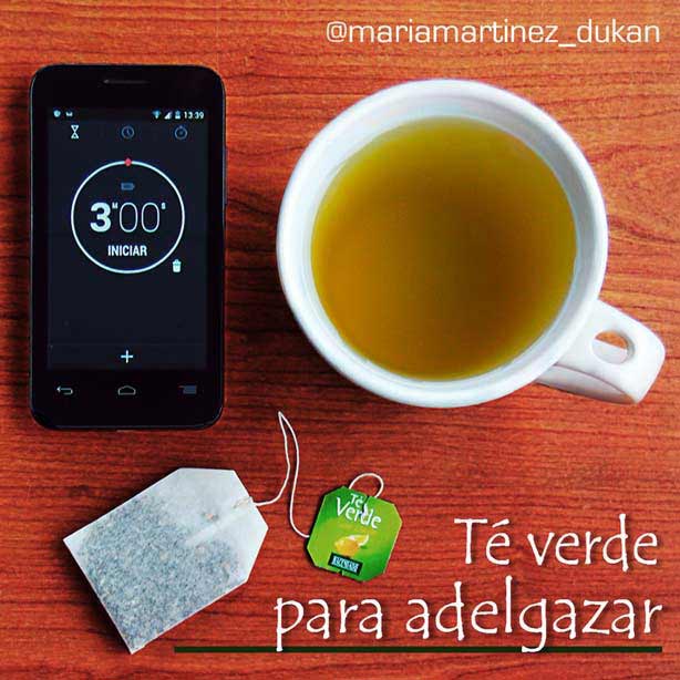 Té verde con  jengibre para adelgazar (dieta Dukan)