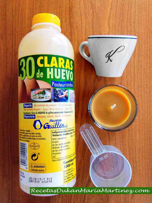 ¿Cómo mido las claras para una receta? Opciones para medir las claras sin báscula