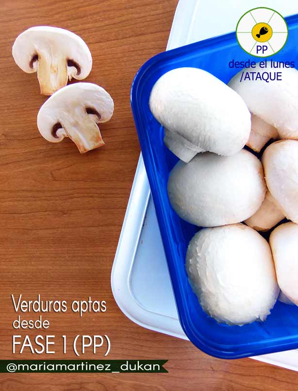 Dieta Dukan: Verduras aptas desde fase 1 (Ataque) y para días de Proteína Pura