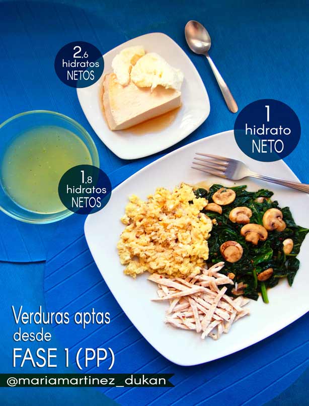 Dieta Dukan: Verduras aptas desde fase 1 (Ataque) y para días de Proteína Pura