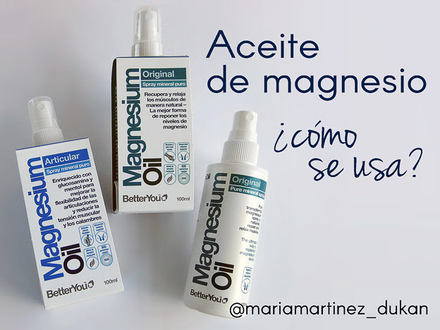 ¿Cómo se usa el Aceite de Magnesio?